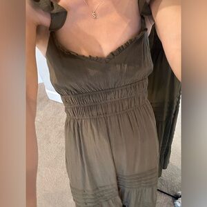 Olivegreen Maxi summer dress